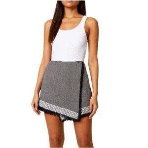 Endless Rose Women's XS Blue Sequin Skort Party Cocktail Skimmer